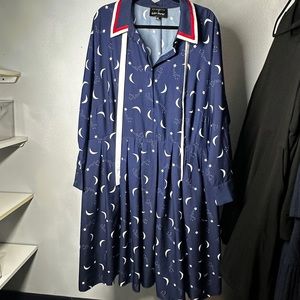 EUC Eloquii Stars & Moon Dress